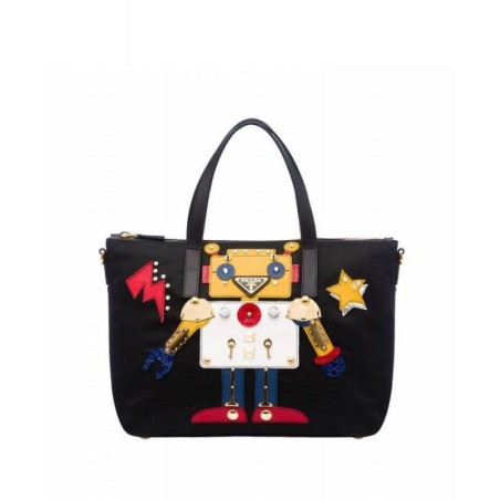 Copy Prada Robot Shopping Tote Bag 1BG061