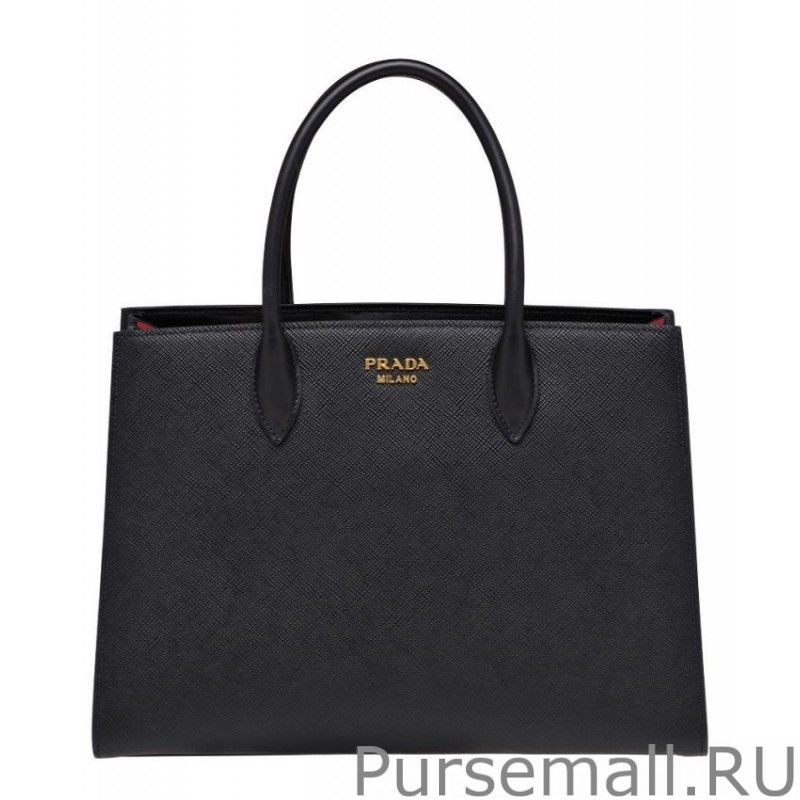 UK Prada Bibliotheque Bag 1A153 Black