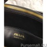 Copy Prada Deux small bag 1BA234 Black