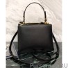 Copy Prada Deux small bag 1BA234 Black