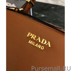 Perfect Prada Deux small bag 1BA234 Coffee