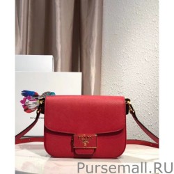 Top Quality Prada Embleme Saffiano Leather Bag 1BD217 Red