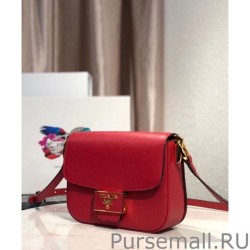 Top Quality Prada Embleme Saffiano Leather Bag 1BD217 Red