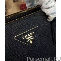 High Prada Galleria Soft Leather Tote Bag 1BA274 Black