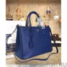 Inspired Prada Galleria Soft Leather Tote Bag 1BA274 Dark Blue