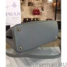 Inspired Prada Galleria Soft Leather Tote Bag 1BA274 Gray