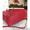 Best Prada Galleria Soft Leather Tote Bag 1BA274 Red