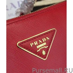 Best Prada Galleria Soft Leather Tote Bag 1BA274 Red