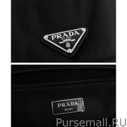 Cheap Prada Medium padded nylon shoulder bag 1BD255 Black