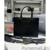 Best Prada Medium Saffiano Leather Handbag 1BA337 Black