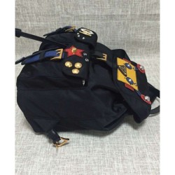 Cheap Prada Robot Small Two-Pocket Backpack 1BZ677 Yellow