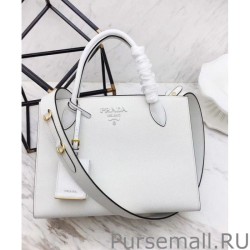 Replicas Prada Monochrome Bag 1BA155 White