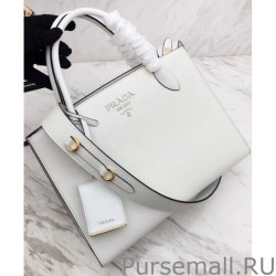 Replicas Prada Monochrome Bag 1BA155 White