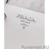 Replicas Prada Monochrome Bag 1BA155 White