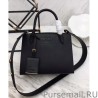 Top Quality Prada Monochrome Saffiano Leather Bag 1BA156 Black