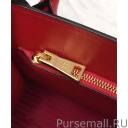 7 Star Prada Monochrome Saffiano Leather Bag 1BA156 Red