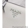 1:1 Mirror Prada Monochrome Saffiano Leather Bag 1BA156 White