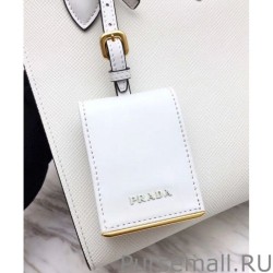 1:1 Mirror Prada Monochrome Saffiano Leather Bag 1BA156 White