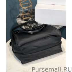 Wholesale Prada Padded nylon hobo bag 1BC128 Black