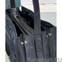 Wholesale Prada Padded nylon hobo bag 1BC128 Black