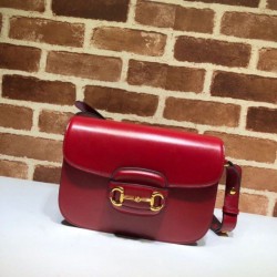High Quality 1955 Horsebit Small Shoulder Bag 602204 Red