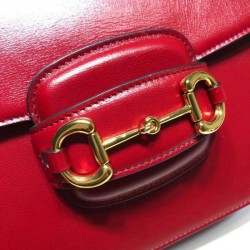 High Quality 1955 Horsebit Small Shoulder Bag 602204 Red