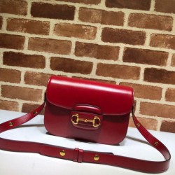 High Quality 1955 Horsebit Small Shoulder Bag 602204 Red