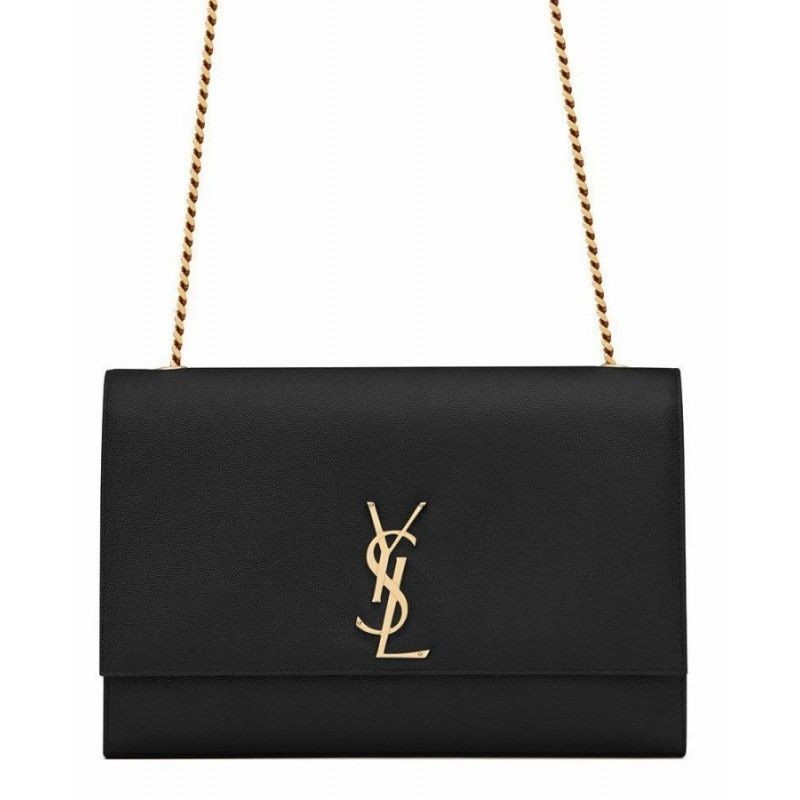 AAA+ YSL Classic Large KATE Monogram Saint Lauren Satchel Black