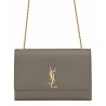 Perfect YSL Classic Large KATE Monogram Saint Lauren Satchel Gray