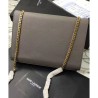 Perfect YSL Classic Large KATE Monogram Saint Lauren Satchel Gray