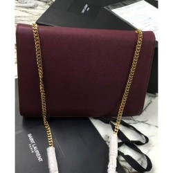 Best YSL Classic Large KATE Monogram Saint Lauren Satchel Mauve