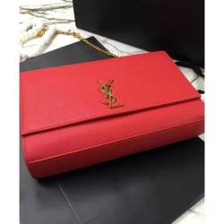 AAA+ YSL Classic Large KATE Monogram Saint Lauren Satchel Red