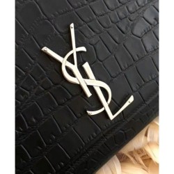 7 Star YSL Classic Large Kate Monogram Saint Laurent Black