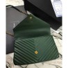 Replicas YSL Classic Large Monogram Saint Lauren College Bag Green