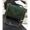 Replicas YSL Classic Large Monogram Saint Lauren College Bag Green