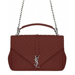 Inspired YSL Classic Large Monogram Saint Lauren College Bag Mauve