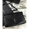 Best YSL Classic Large Monogram Saint Laurent College Bag Black