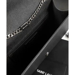 Best YSL Classic Medium KATE Monogram Saint Lauren Satchel Black