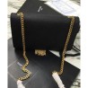 Best YSL Classic Medium Kate Monogram SAINT LAURENT Tassel Satchel Black