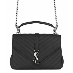 Replicas YSL Classic Medium Monogram Saint Lauren College Bag Black