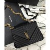 Replicas YSL Classic Medium Monogram Saint Lauren College Bag Black