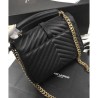 Replicas YSL Classic Medium Monogram Saint Lauren College Bag Black