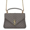 Wholesale YSL Classic Medium Monogram Saint Lauren College Bag Gray