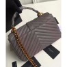 Wholesale YSL Classic Medium Monogram Saint Lauren College Bag Gray