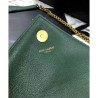 Replica YSL Classic Medium Monogram Saint Lauren College Bag Green
