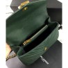 Replica YSL Classic Medium Monogram Saint Lauren College Bag Green