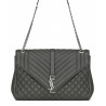 1:1 Mirror YSL Large Monogram Envelope Satchel Gray