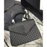 1:1 Mirror YSL Large Monogram Envelope Satchel Gray