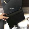 7 Star Saint Laurent Medium Dylan Flap Shoulder Bag Black 439047