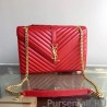 AAA+ YSL Saint Laurent Monogram Large Kate Chain Shoulder Bag Red Y231220